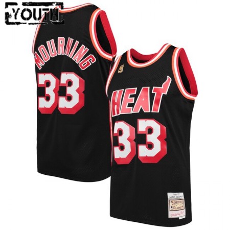 Dres Miami Heat Alonzo Mourning 33 Mitchell Ness 1996-1997 Hardwood Classics Swingman - Dječji